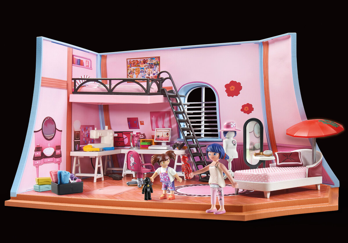 PLAYMOBIL 71334 Miraculous: Marinettes Loft Spielbereich, Drinnen, Innenarchitektur, Kind, Person