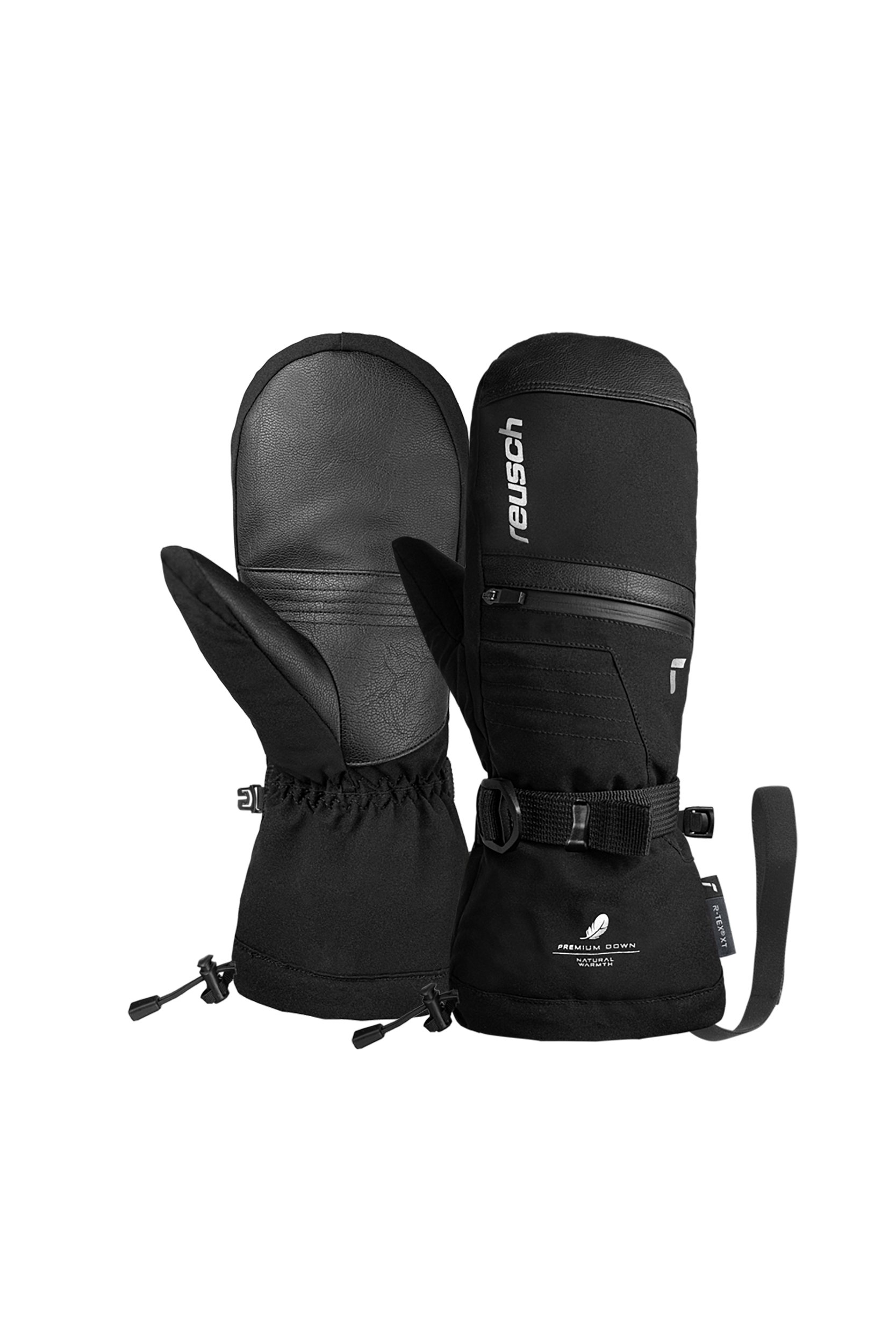 Reusch Lando R-TEX® XT Mitten Unisex Skihandschuh Schwarz/Silber Reusch Lando R-TEX® XT Mitten Unisex Skihandschuh Schwarz/Silber