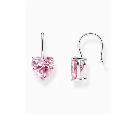 Thomas Sabo Ohrhänger Herz Pink Silber H2288-051-9 Thomas, Sabo, Ohrhänger, Herz, Pink, Silber, H2288-051-9