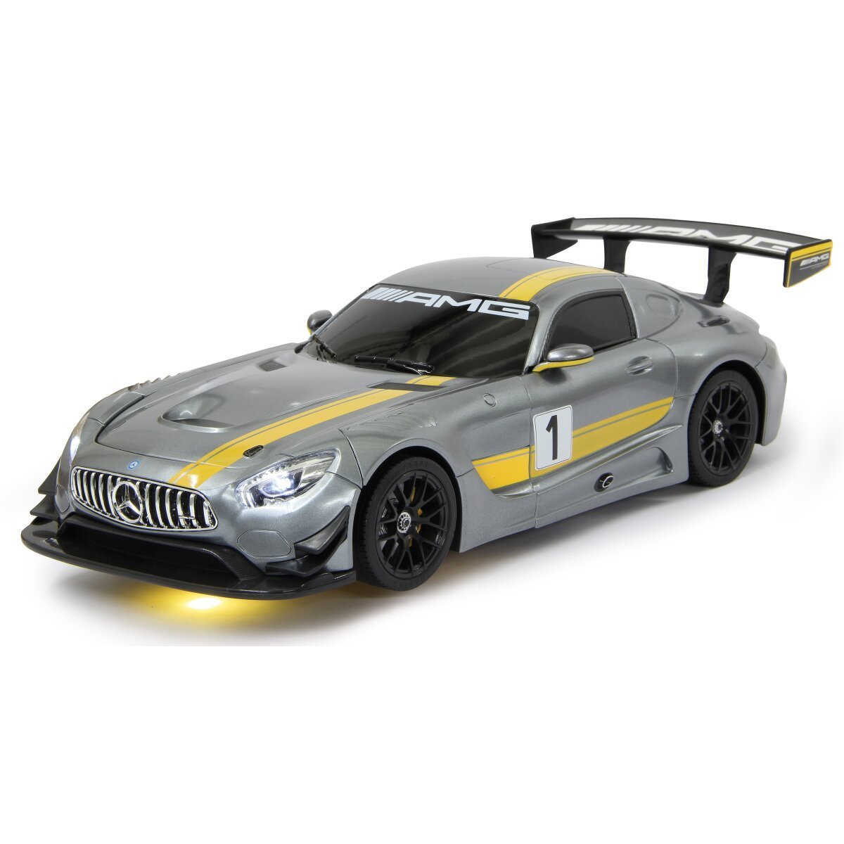 JAMARA Mercedes-AMG GT3 1:14 grau 2,4GHz transformable ab 8 Jahren JAMARA Mercedes-AMG GT3 1:14 grau 2,4GHz transformable ab 8 Jahren
