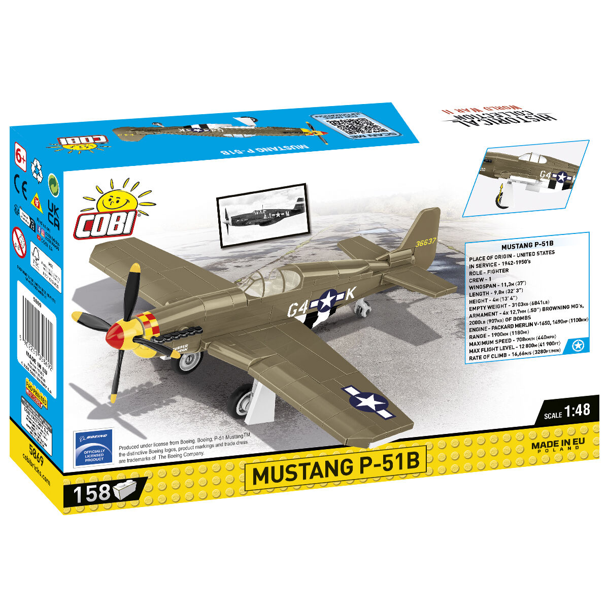 COBI 5869 - Mustang P-51B - Bild 2 COBI 5869 - Mustang P-51B - Bild 2