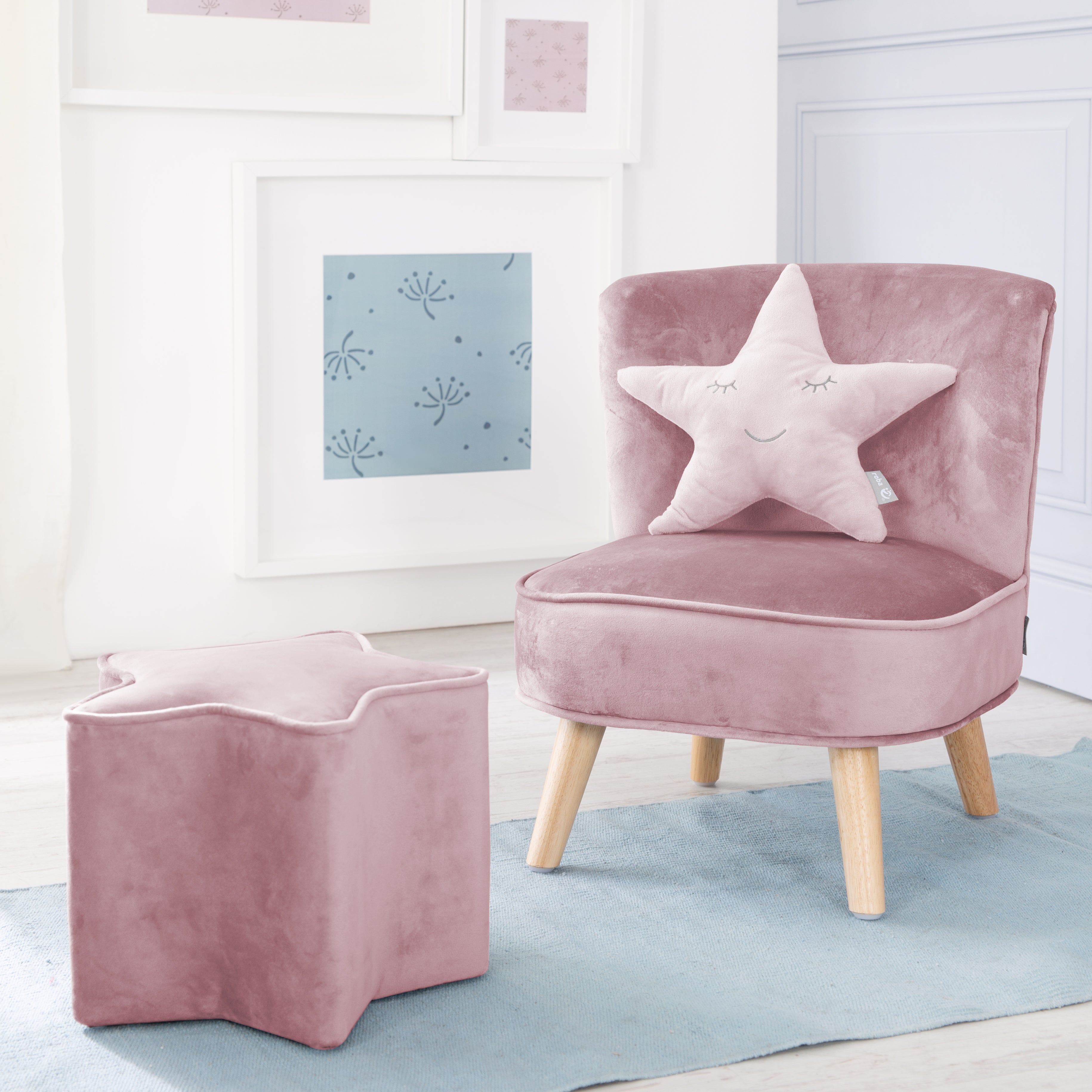 Roba 229S09M3 Lil Sofa Set klein roba Style rosa mauve – Spielmöbel - Bild 2 Roba 229S09M3 Lil Sofa Set klein roba Style rosa mauve – Spielmöbel - Produktbild 2