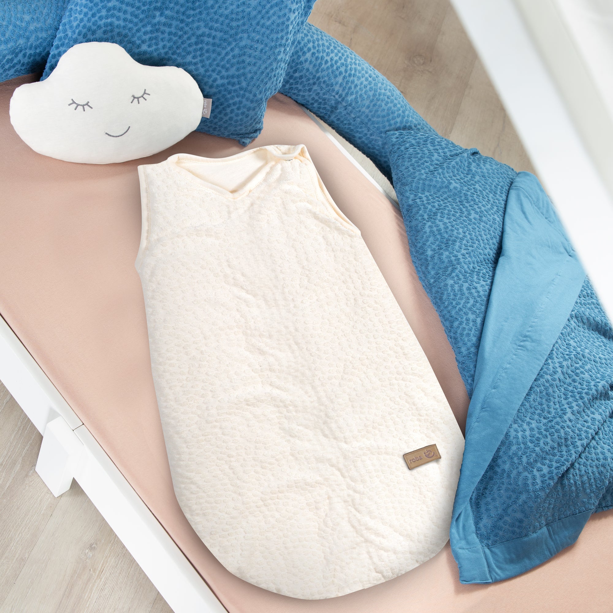 Roba 311002G281 Schlafsack 'Seashells' oyster neutral weiß – Schlafsäcke - Bild 4 Roba 311002G281 Schlafsack 'Seashells' oyster neutral weiß – Schlafsäcke - Produktbild 4