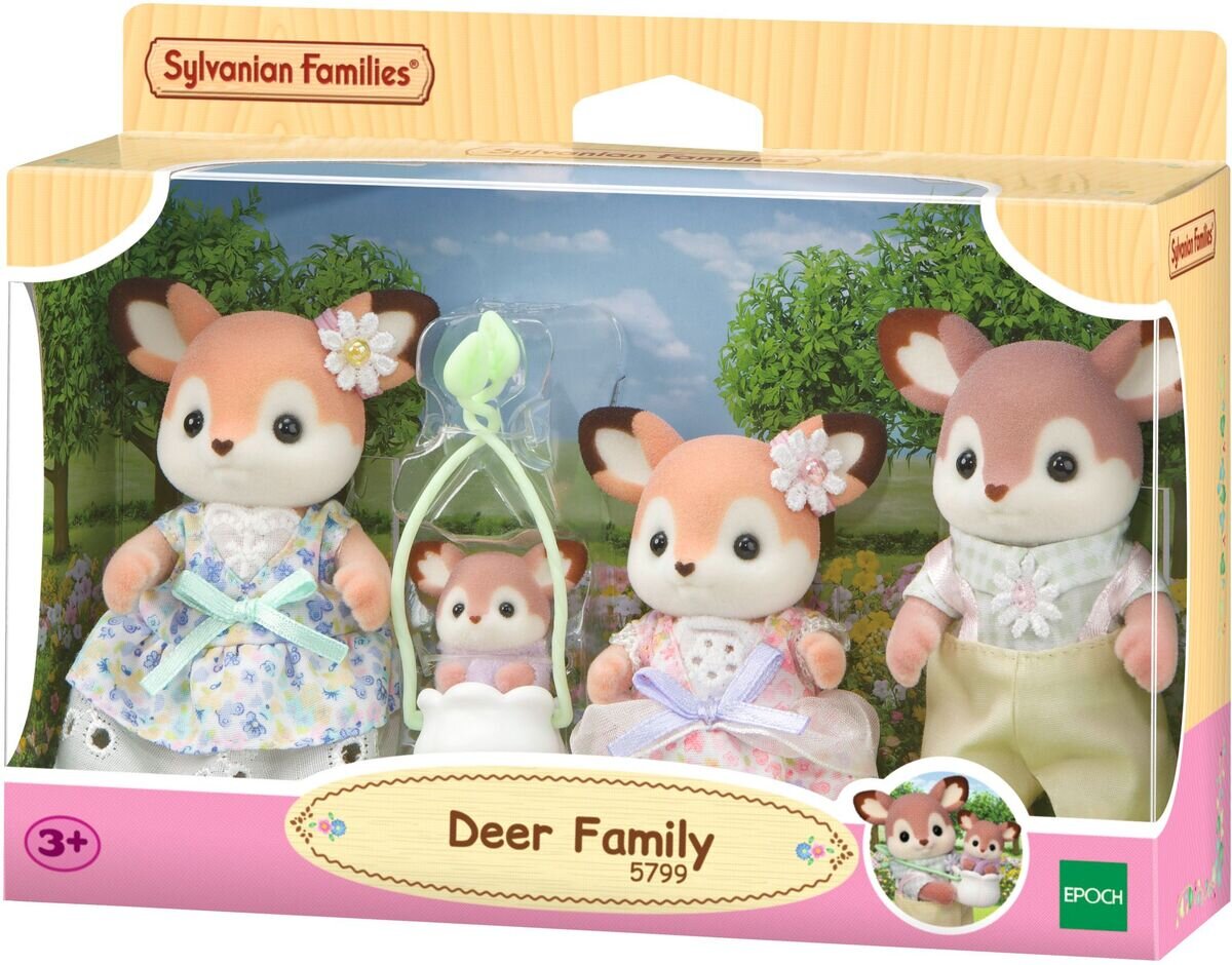 Sylvanian, Families, Reh, Familie, Puppe, Spielzeug