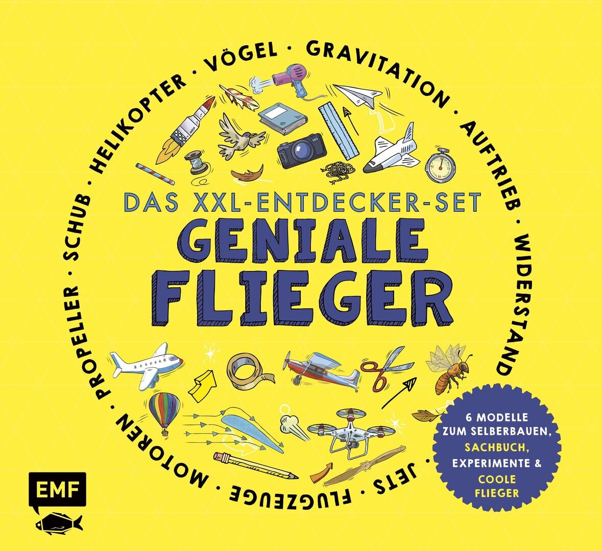 Das XXL-Entdecker-Set Geniale Flieger: Mit 6 Modellen zum Selberbauen, Sachbuch, Experimenten und faszinierenden Flu Das, XXL-Entdecker-Set, Geniale, Flieger:, Mit, 6, Modellen, zum, Selberbauen, Sachbuch, Experimenten, und, faszinierenden, Flu, Flugzeug, Transport, Fahrzeug, Flugzeug, Transport, Fahrzeug, Flugzeug, Transport, Fahrzeug