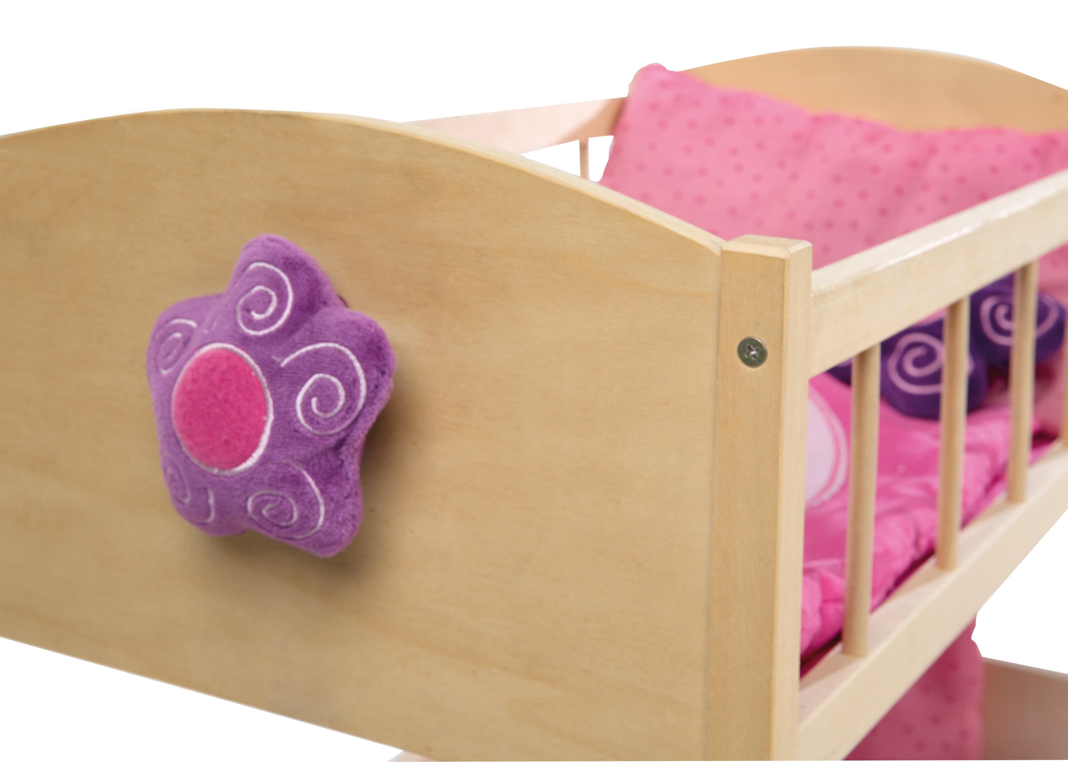 Roba 97231 Puppenetagenbett Happy Fee natur lackiert – Puppenmöbel & Häuser - Bild 3 Roba 97231 Puppenetagenbett Happy Fee natur lackiert – Puppenmöbel & Häuser - Produktbild 3