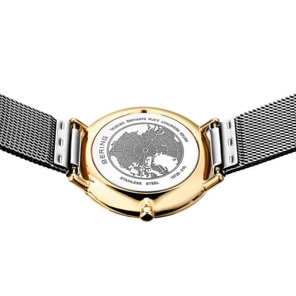 Bering 15729-010 Damenuhr, Milanaise, Silber/Gold Bering 15729-010 Damenuhr, Milanaise, Silber/Gold