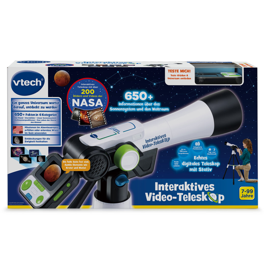 VTech Interaktives Video-Teleskop 80-614504 VTech, Interaktives, Video-Teleskop, 80-614504, Person