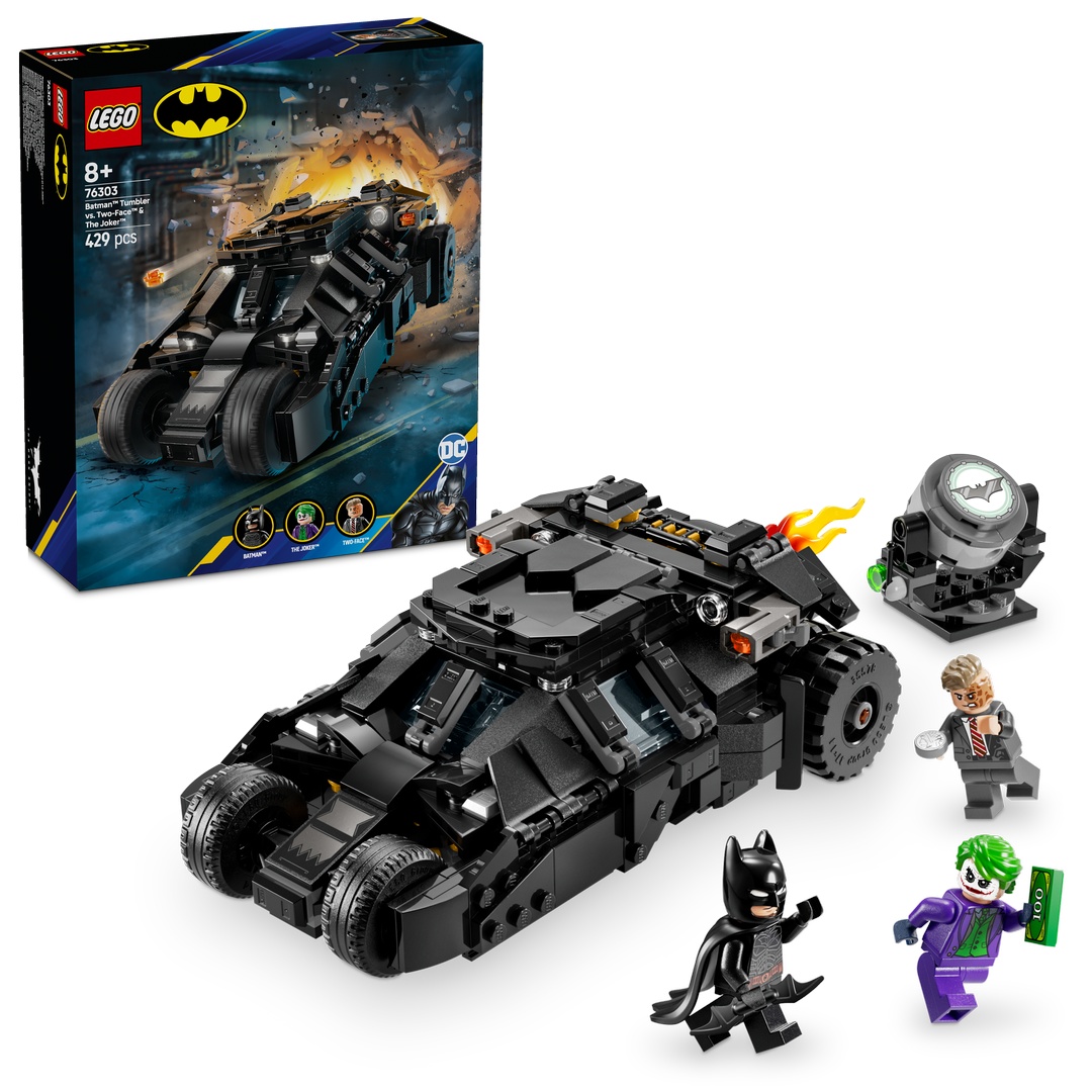 LEGO, DC, Comics, Super, Heroes, 76303, Batman, Tumbler, vs., Two, Face, The, Joker LEGO DC Comics Super Heroes 76303 Batman Tumbler vs. Two Face The Joker