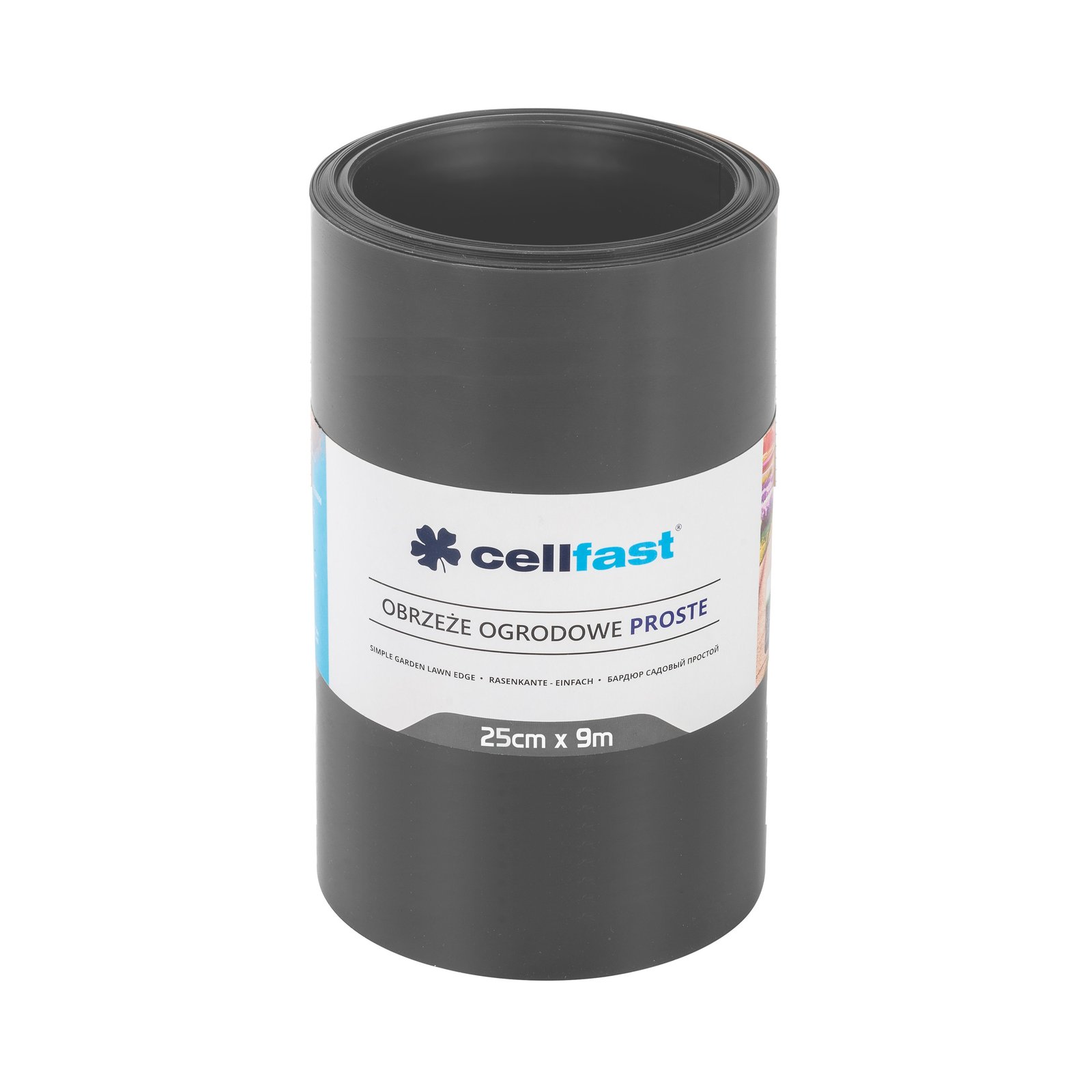 Cellfast Rasenkante - gerade /graphit/ 25 cm x 9 m
