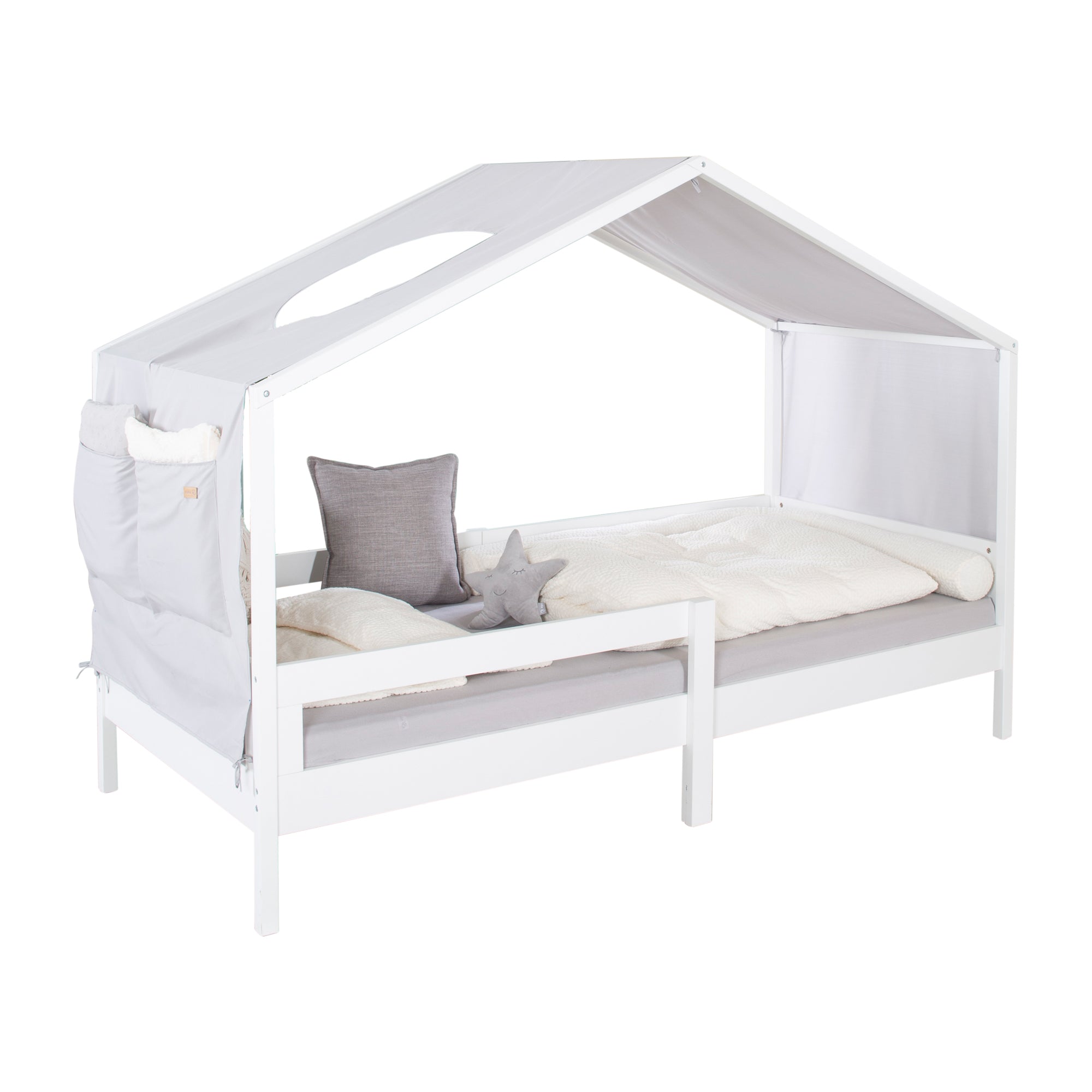 Roba 0286 Hausbettbezug neutral 90 x 200 cm grau – Bettenzubehör - Bild 4 Roba 0286 Hausbettbezug neutral 90 x 200 cm grau – Bettenzubehör - Produktbild 4