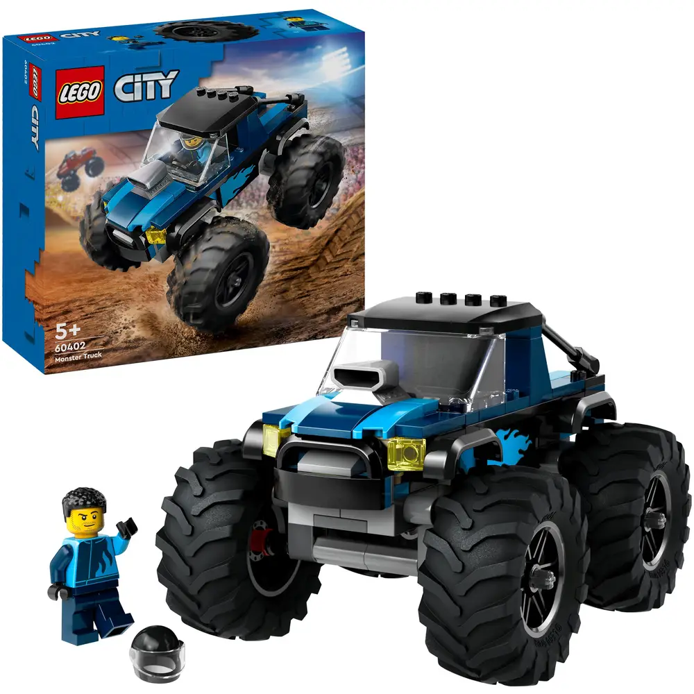LEGO, City, Blauer, Monstertruck, 60402 LEGO City Blauer Monstertruck 60402