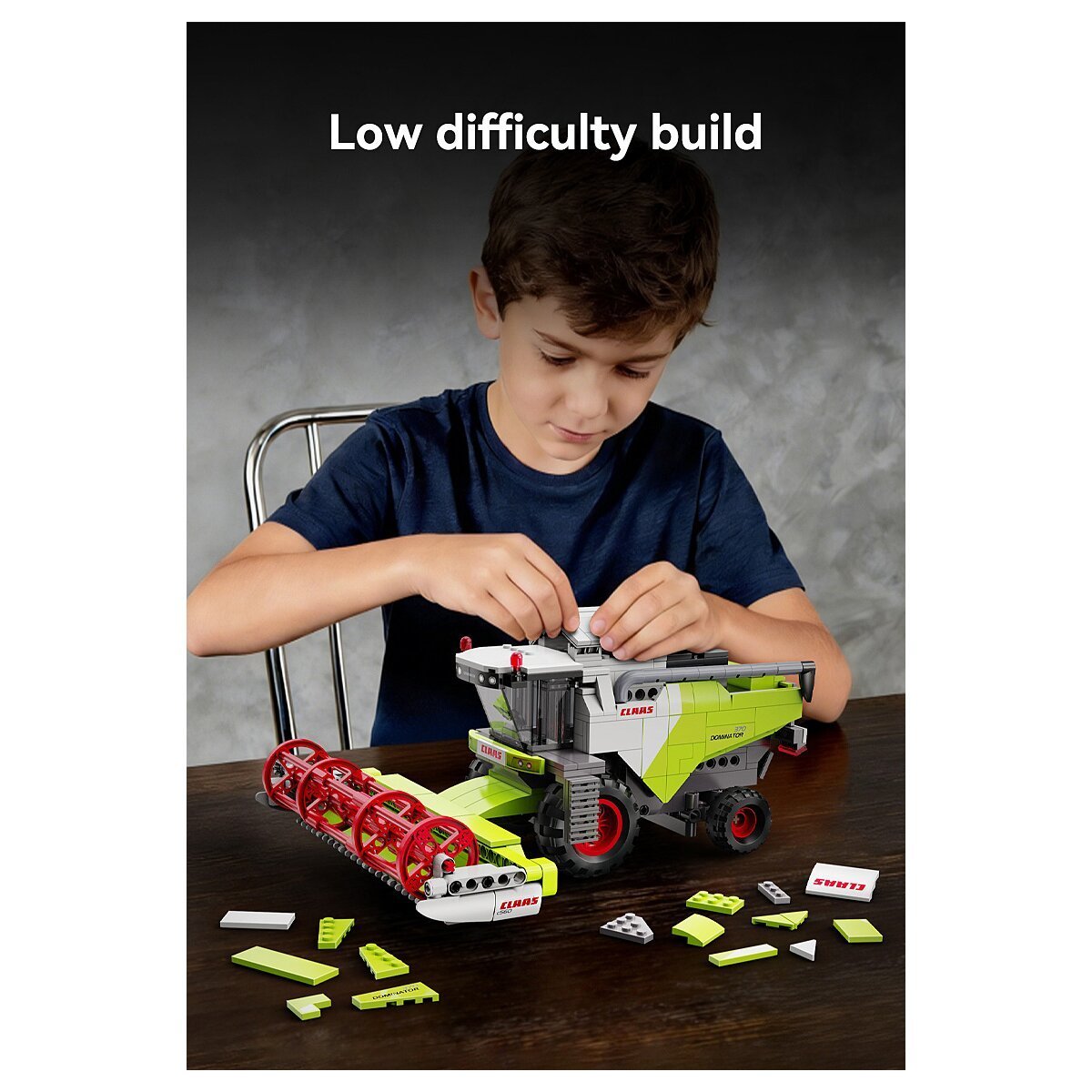 JAMARA CaDA Claas Dominator 370 1:24 Bricks ab 8 Jahren