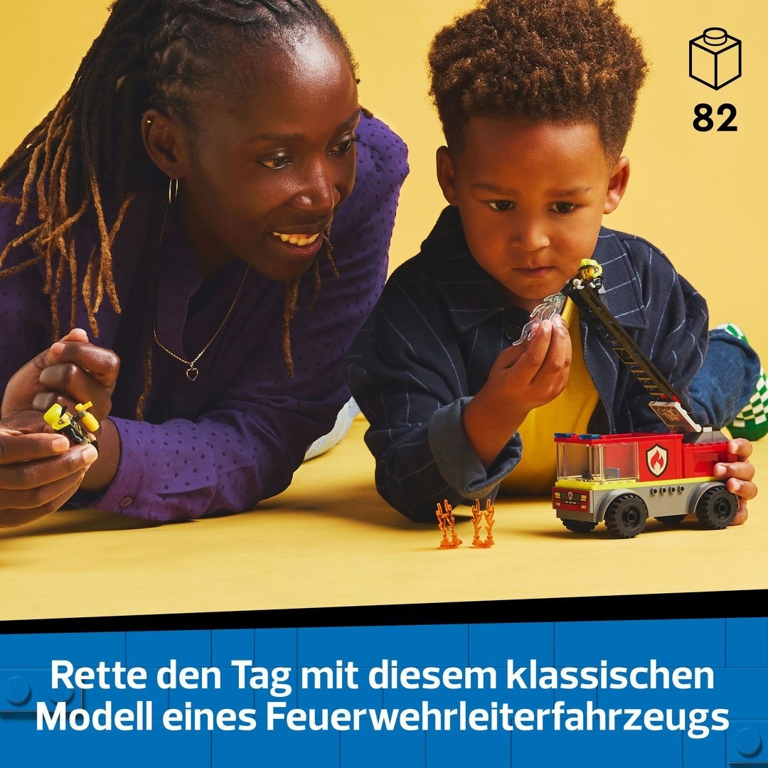 LEGO® City 60463 Feuerwehrleiterfahrzeug Junge, Kind, Männlich, Person, Mädchen