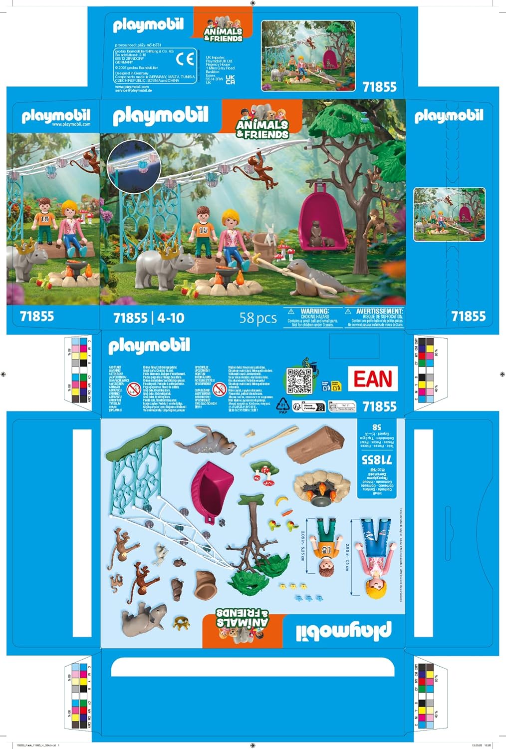 PLAYMOBIL 71855 lustige geburtstagsparty Werbung, Person, Plakat