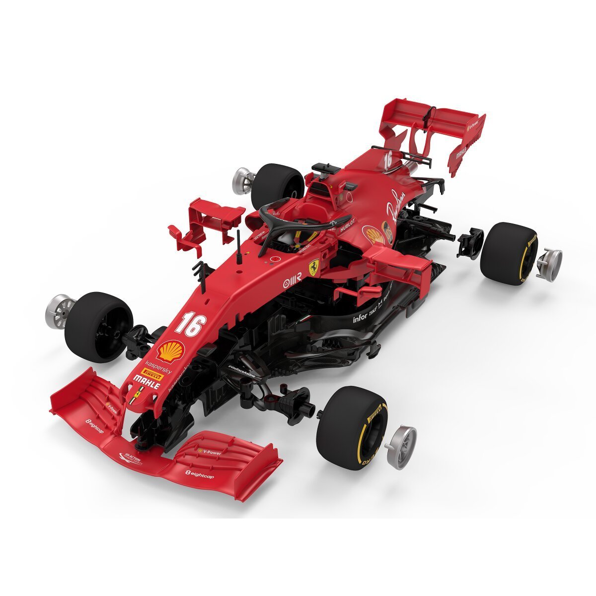 JAMARA Ferrari SF 1000 1:16 rot 2,4GHz Bausatz ab 8 Jahren