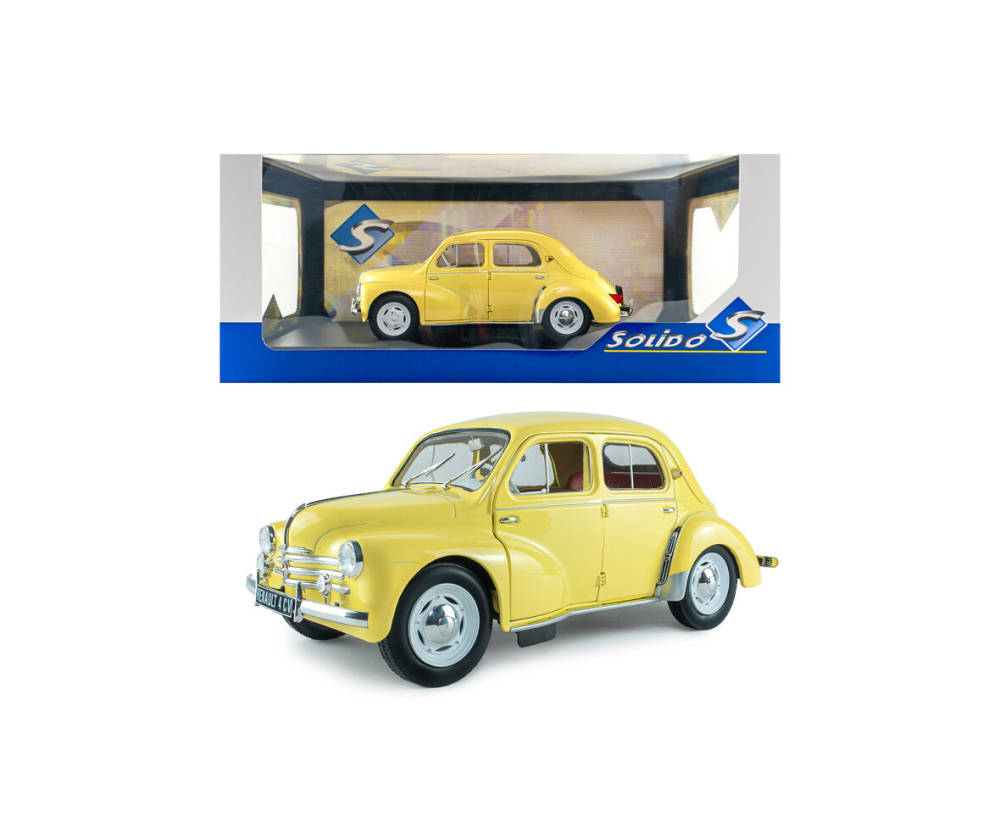 Solido 1:18 Renault 4CV beige (Jaune Infante)