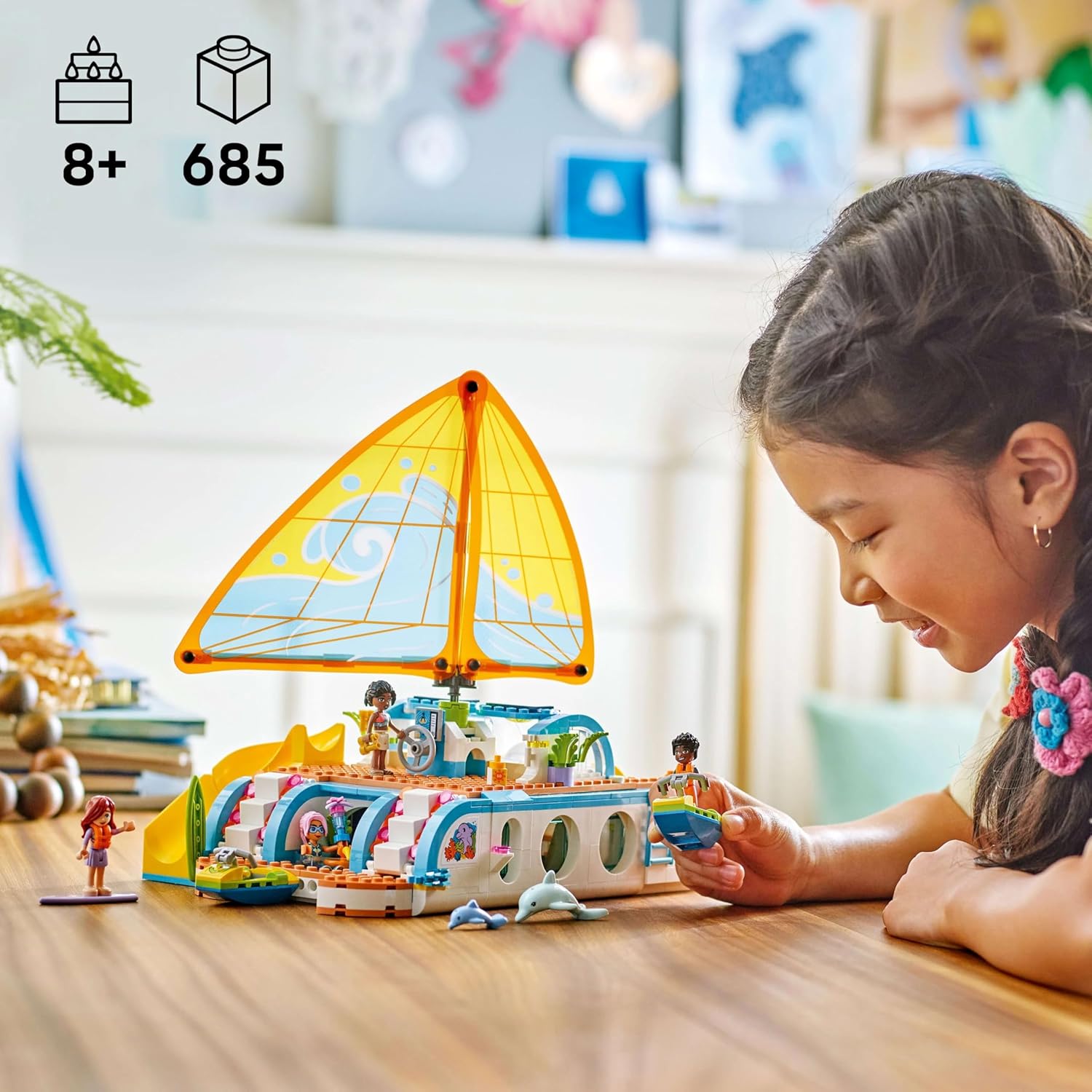 LEGO® Friends 42664 Segelabenteuer Kind, Weiblich, Mädchen, Person, Spielzeug
