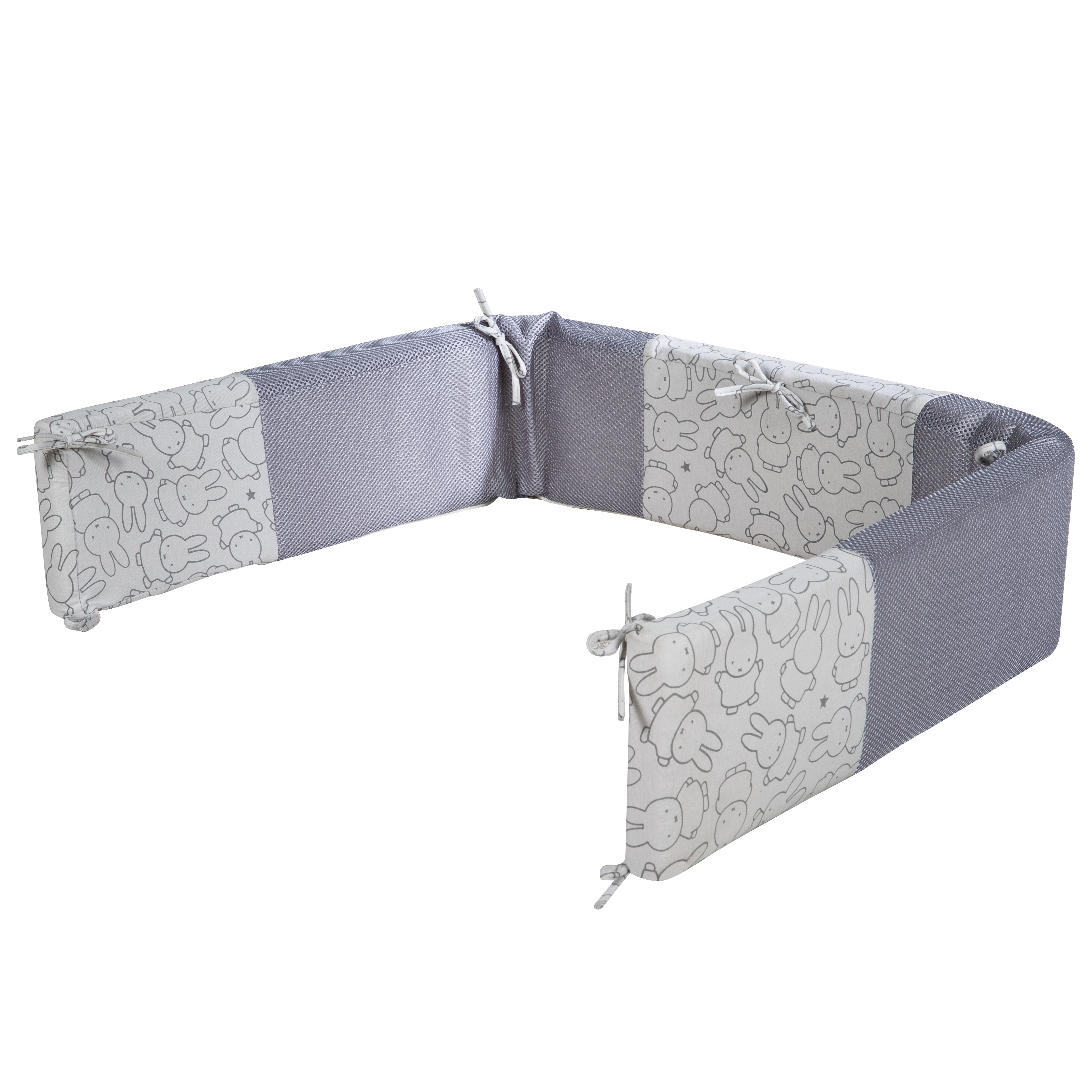Roba 204088J210 Nestchen Air PLUS 'safe asleep' Miffy grau – Bettenzubehör - grau - Bettenzubehör - Produktbild 1