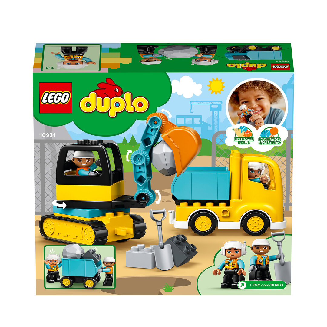 LEGO® DUPLO® Bagger und Laster 10931 Person, Spielzeug, Rad, Baby, Gesicht