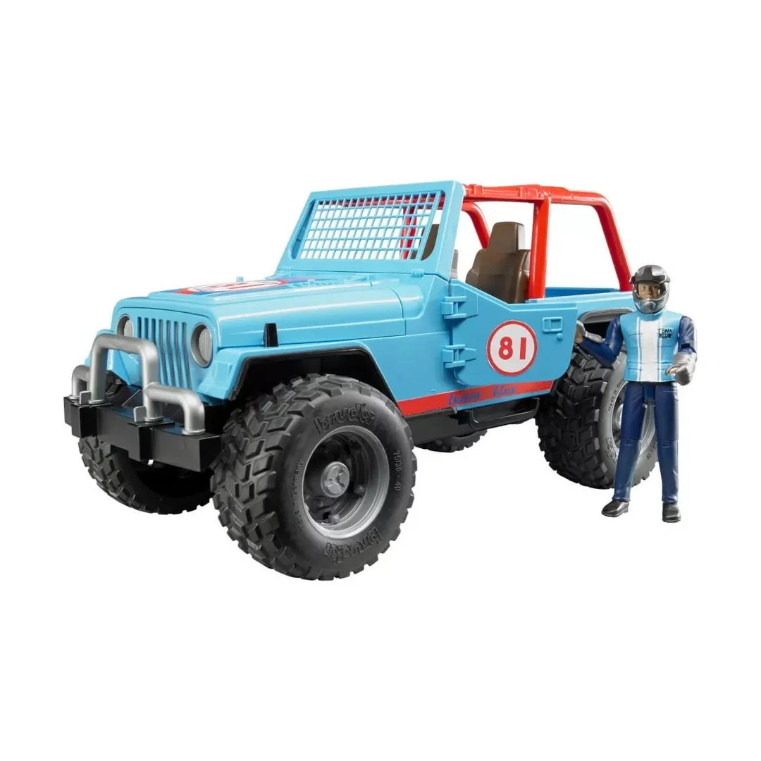 Bruder 02541 Jeep Cross Country Racer Blau Mit Rennfahrer Bruder, 02541, Jeep, Cross, Country, Racer, Blau, Mit, Rennfahrer