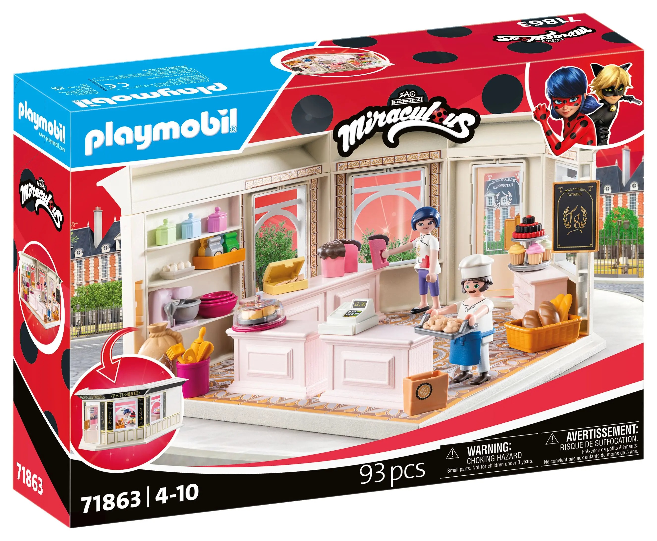 PLAYMOBIL 71863 Miraculous: Französische Bäckerei PLAYMOBIL 71863 Miraculous: Französische Bäckerei