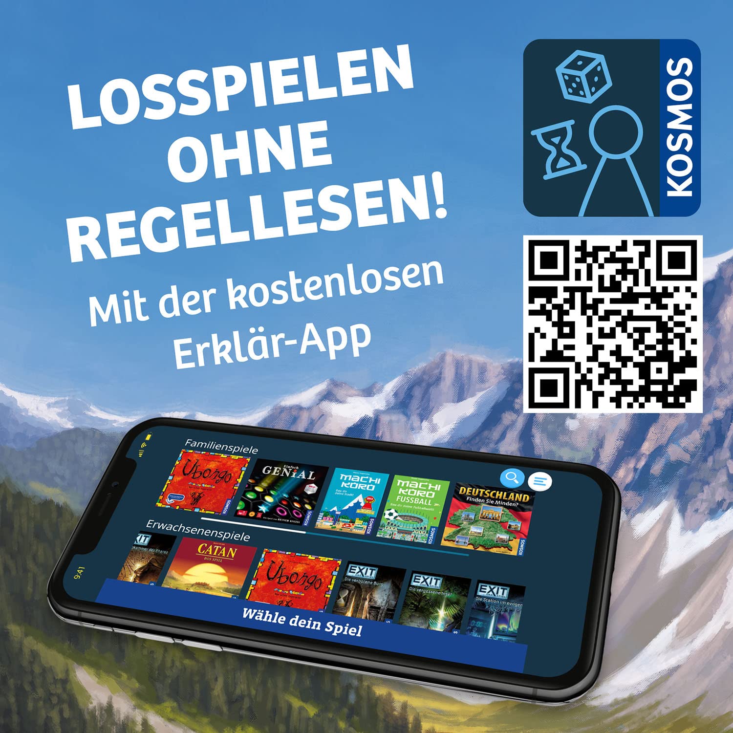 Kosmos Cascadia - Im Herzen Der Natur - Spiel Des Jahres 2022 682590 Elektronik, Telefon, Handy, QR Code, Computer