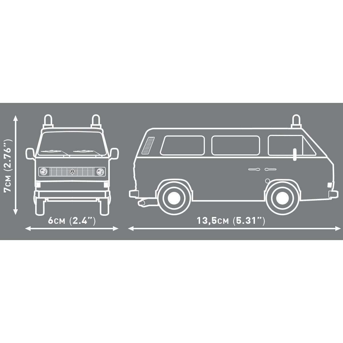 COBI 24635 - VW T3 Feuerwehr - Maßstab 1:35 - Bild 7