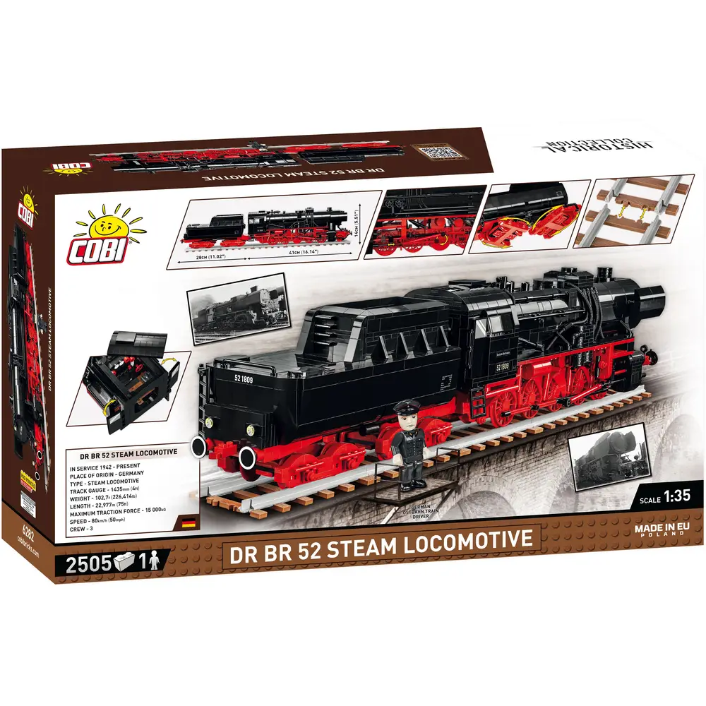 Cobi 6282 DR BR 52 Steam Locomotive Cobi 6282 DR BR 52 Steam Locomotive