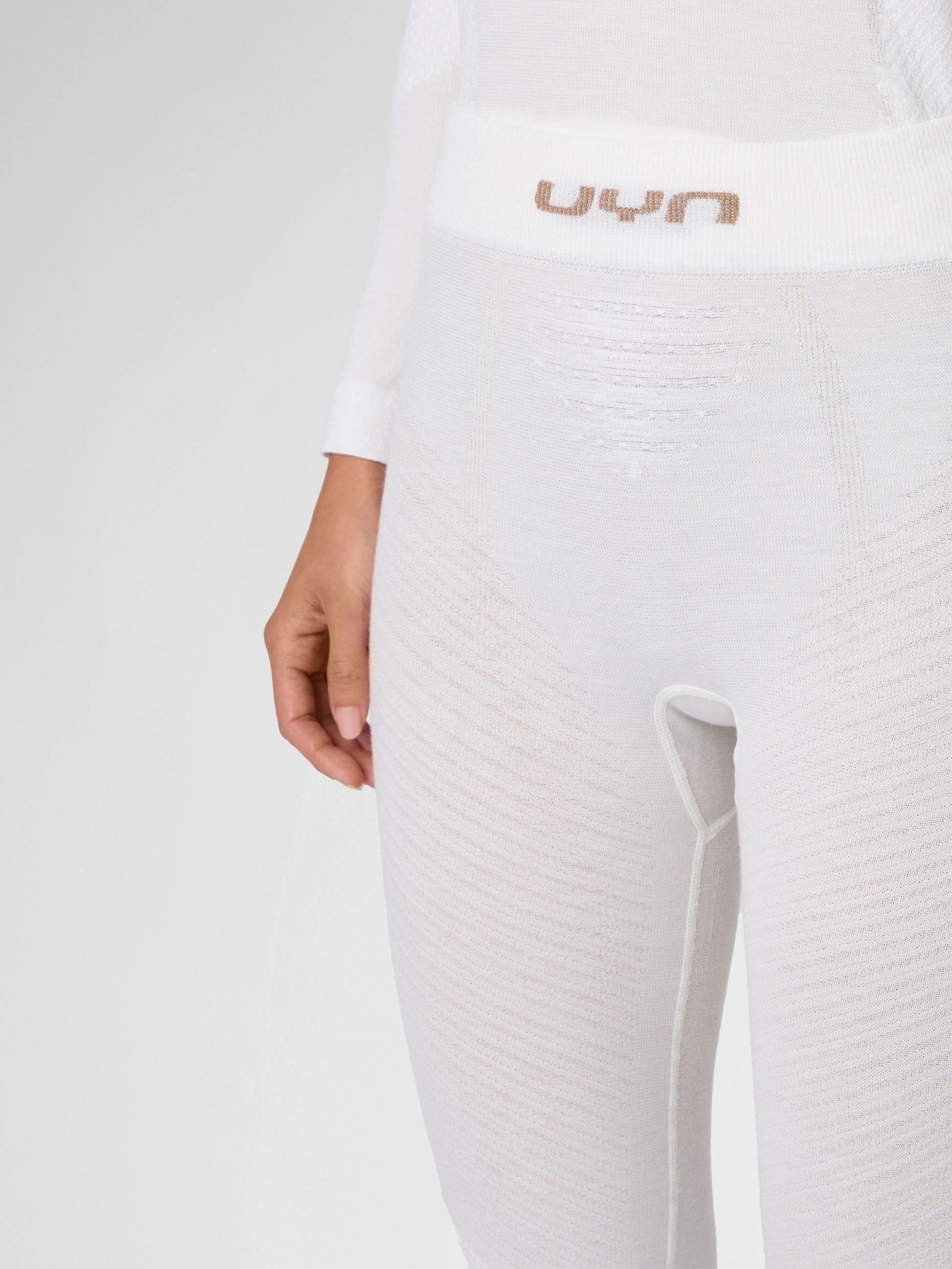 UYN Damen Cashmere Biotech UW Pants Long U100567W148 - Off-White GR. L/XL