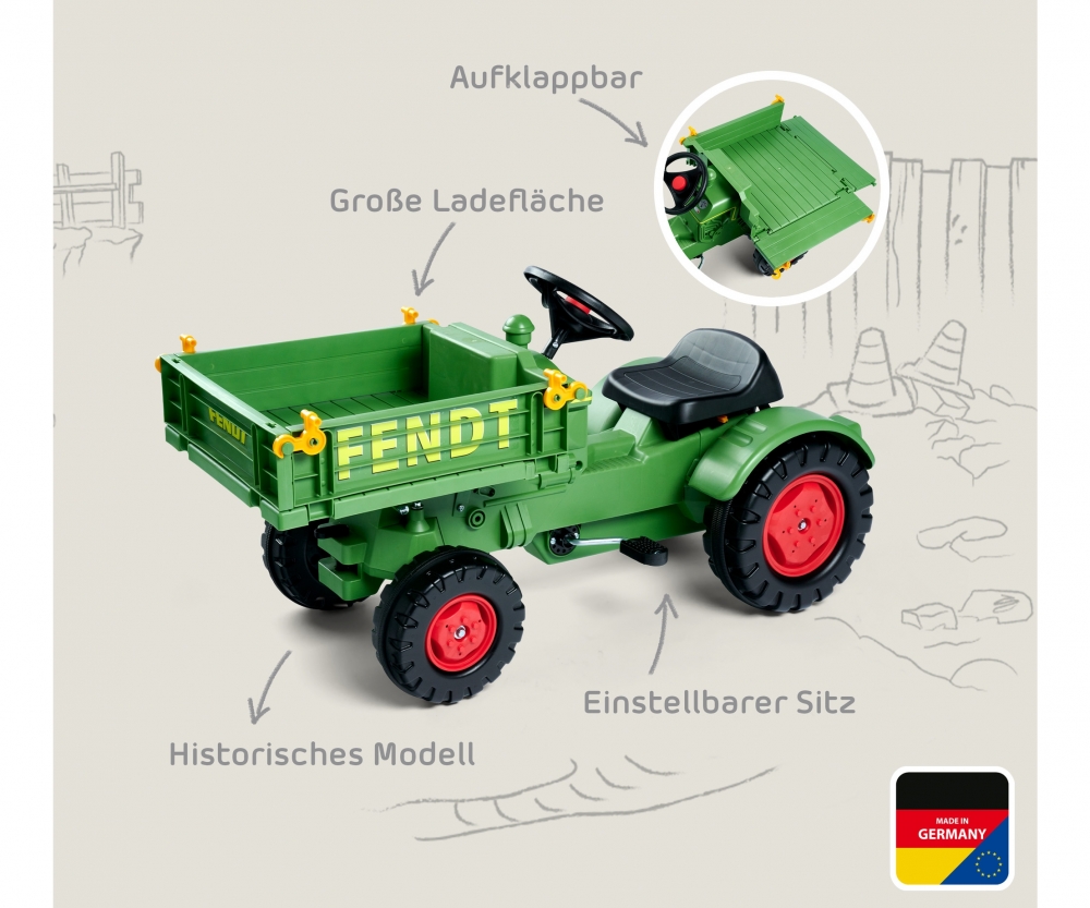 BIG Fendt Geräteträger Kindertraktor BIG Fendt Geräteträger Kindertraktor