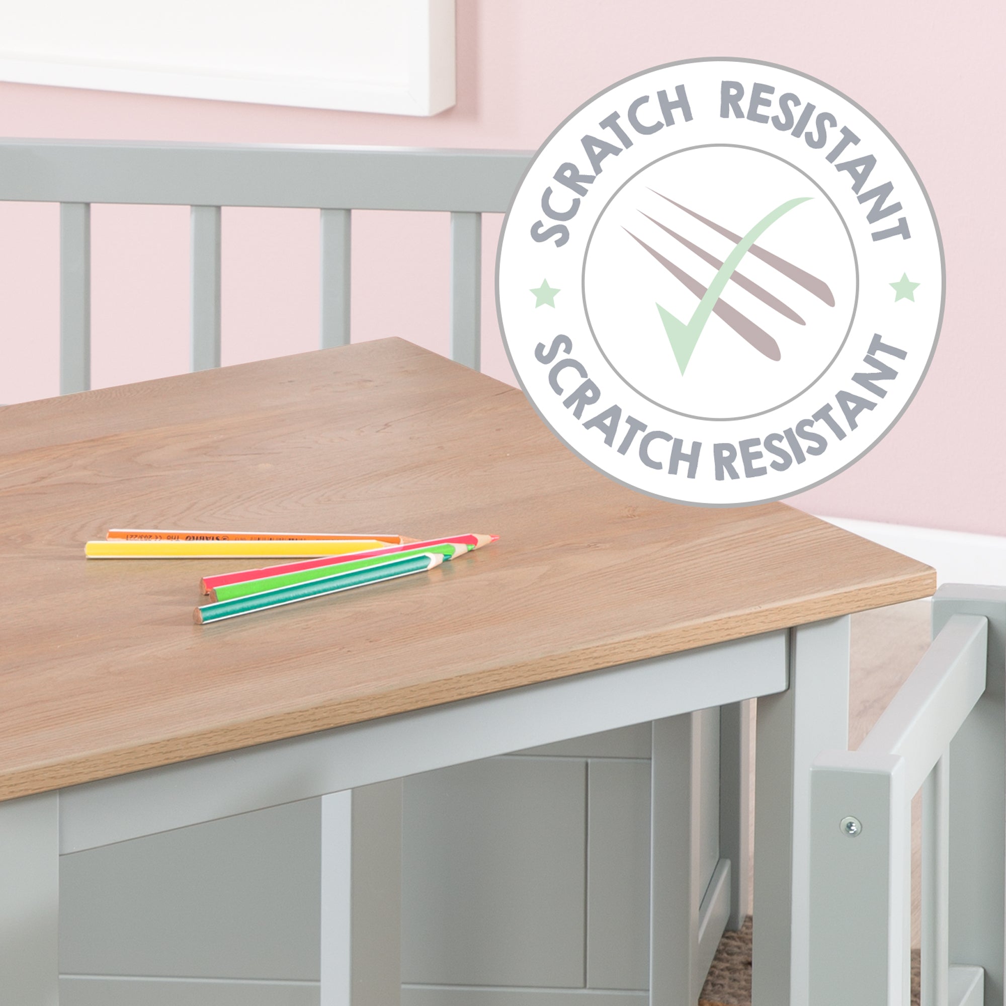 Roba 450040HTP Kindersitzgruppe holz taupe – Spielmöbel - Produktbild 14