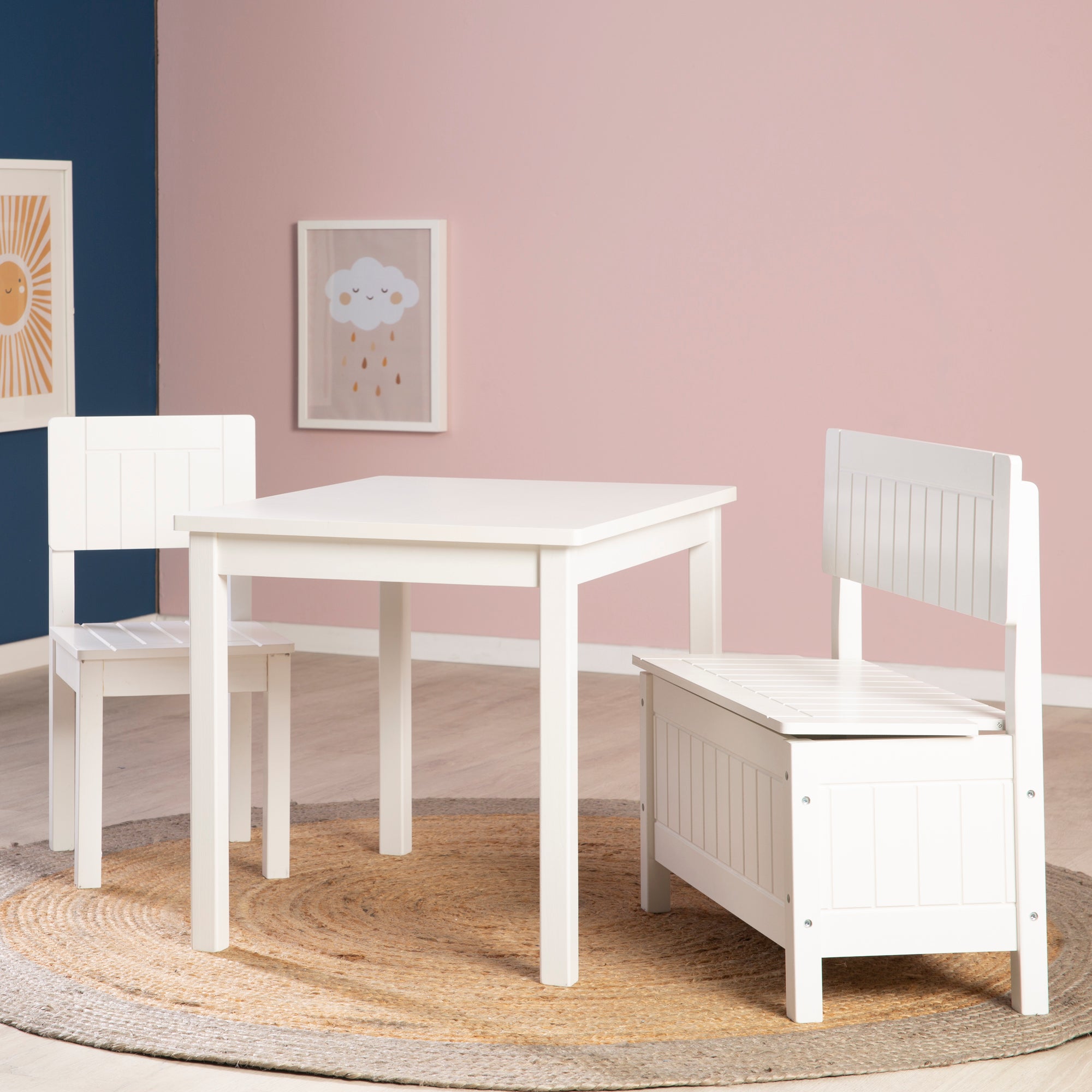 Roba 50825 Kindertisch weiß – Spielmöbel - Bild 4 Roba 50825 Kindertisch weiß – Spielmöbel - Produktbild 4