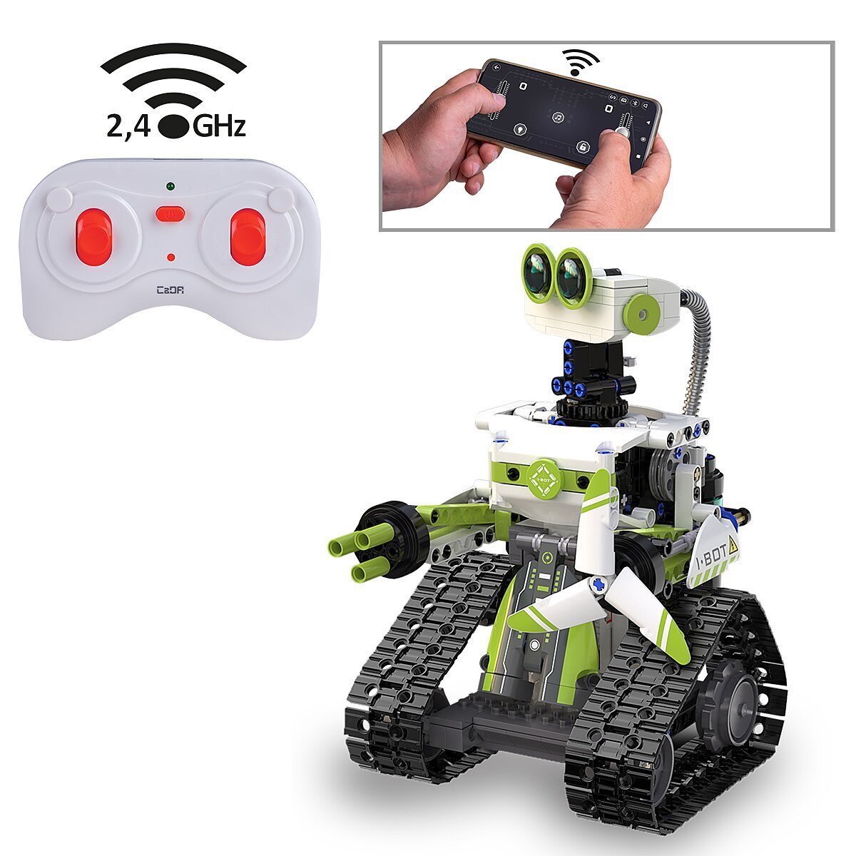 JAMARA CaDA I.Bot Code Robot 1:12 2,4GHz Bricks ab 6 Jahren