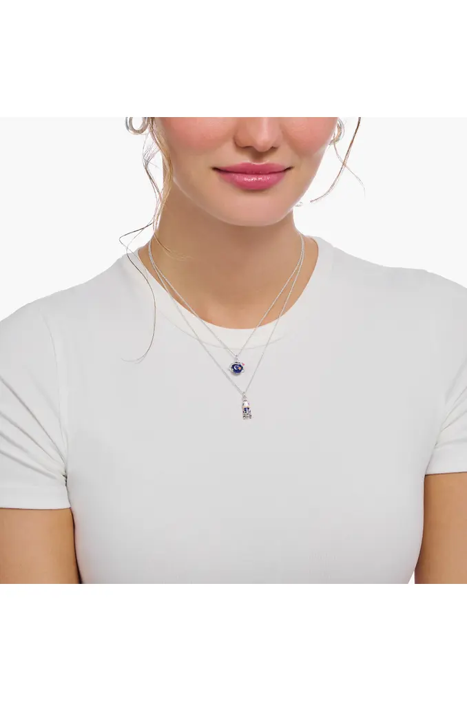 Thomas Sabo Kette Mit Anhänger Rakete Länge 45 Cm Silber KE2225-347-7-L45V Thomas Sabo Kette Mit Anhänger Rakete Länge 45 Cm Silber KE2225-347-7-L45V