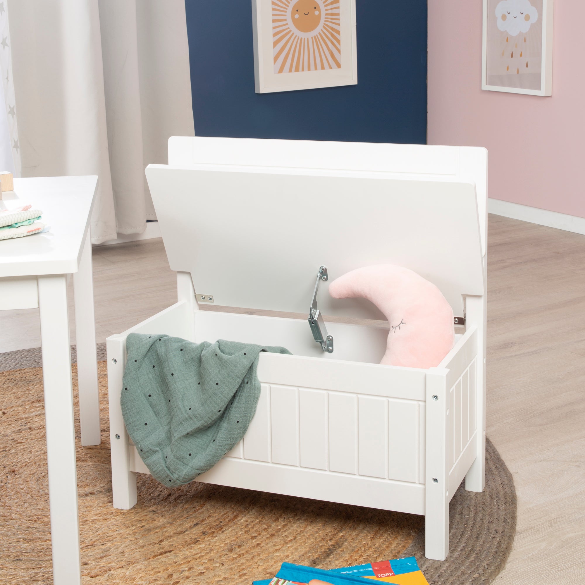 Roba 50865 Kindertruhenbank weiß – Spielmöbel - Produktbild 5