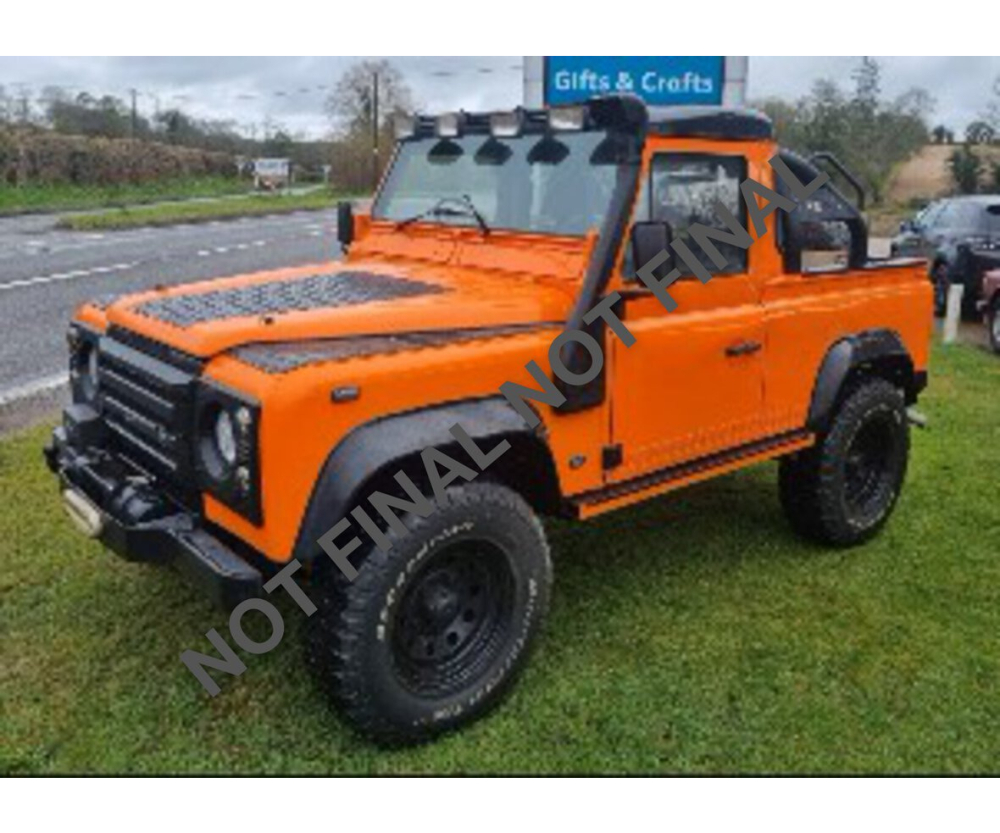 Solido 1:18 Land Rover Defender 90 orange