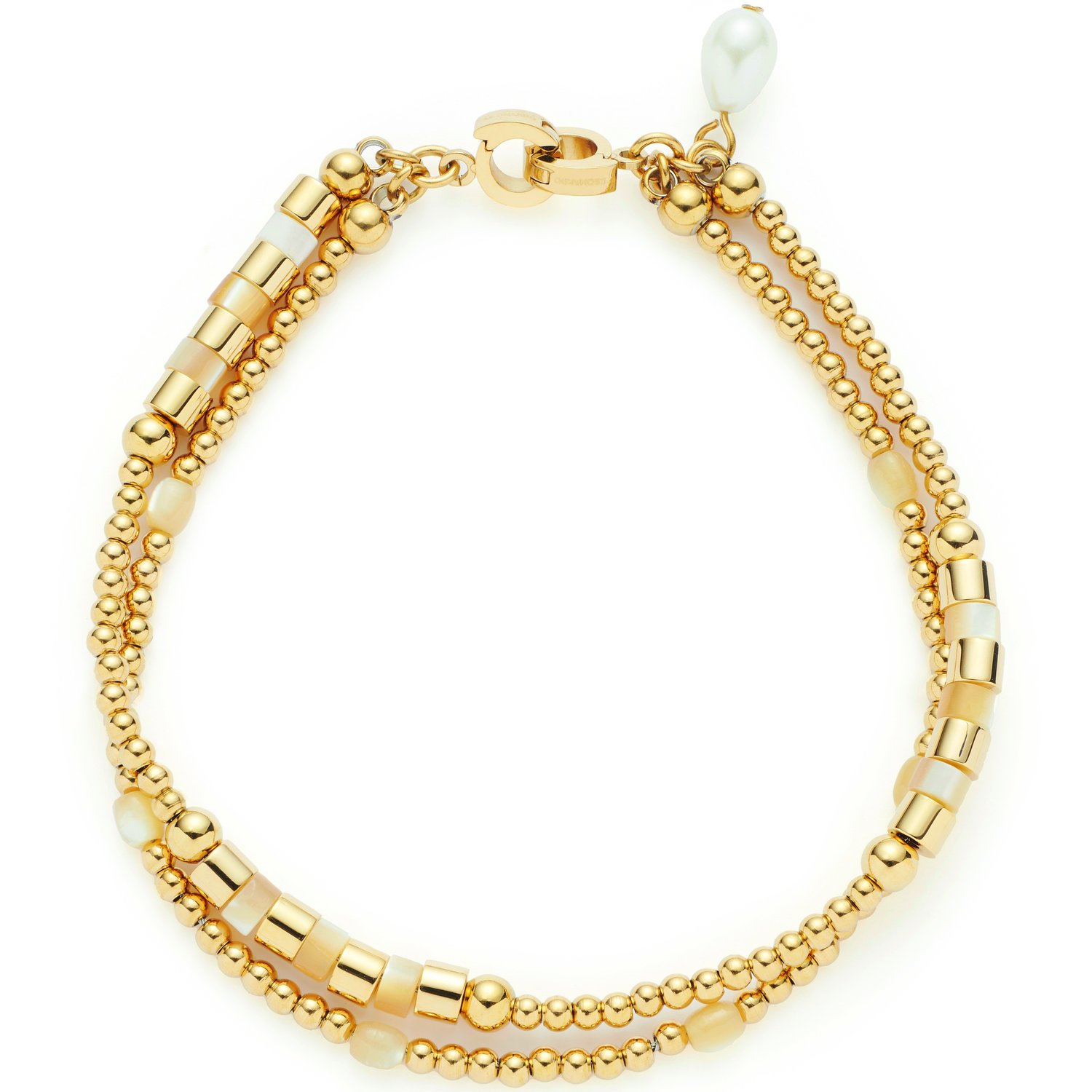 Leonardo 024918 Armband gold Caronna Clip&Mix