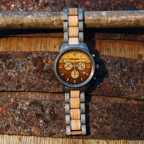 WAIDZEIT COU1W Herrenuhr Courage Chronograph