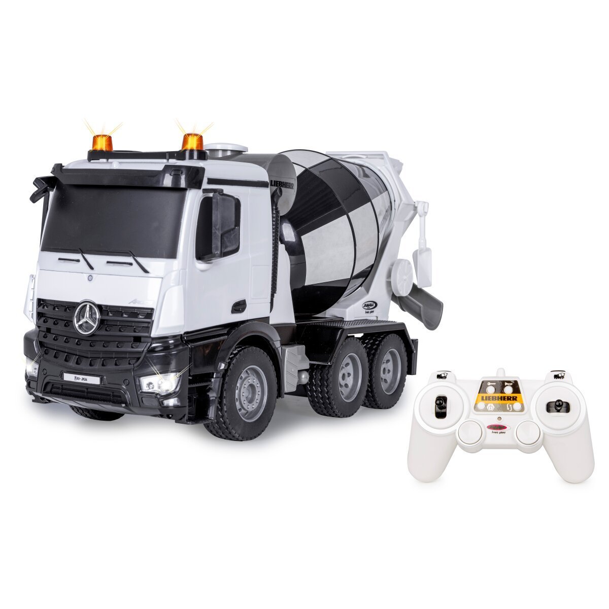 JAMARA Fahrmischer Mercedes-Benz Arocs Liebherr 1:20 2,4GHz ab 6 Jahren