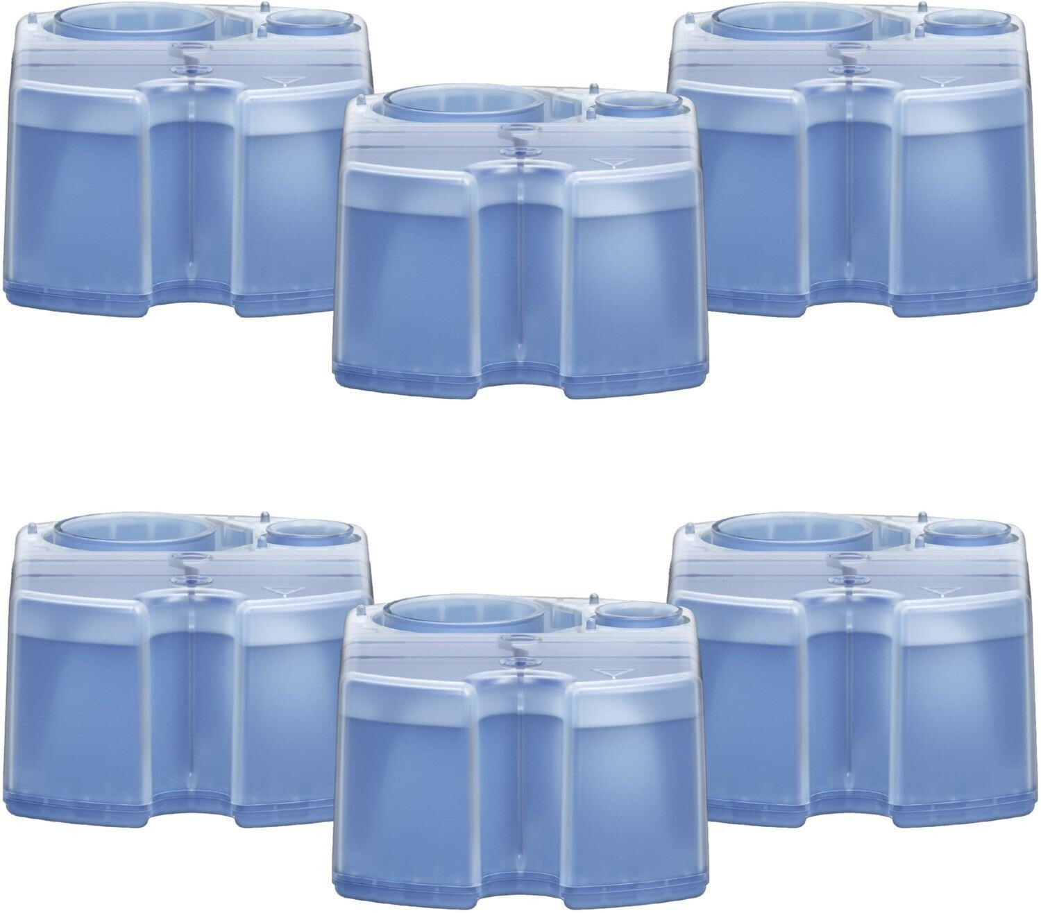 Braun 3in1 ShaverCare Reinigungskartuschen für Rasierer - 6 Stück Plastik, Kanne, Plastik, Kanne