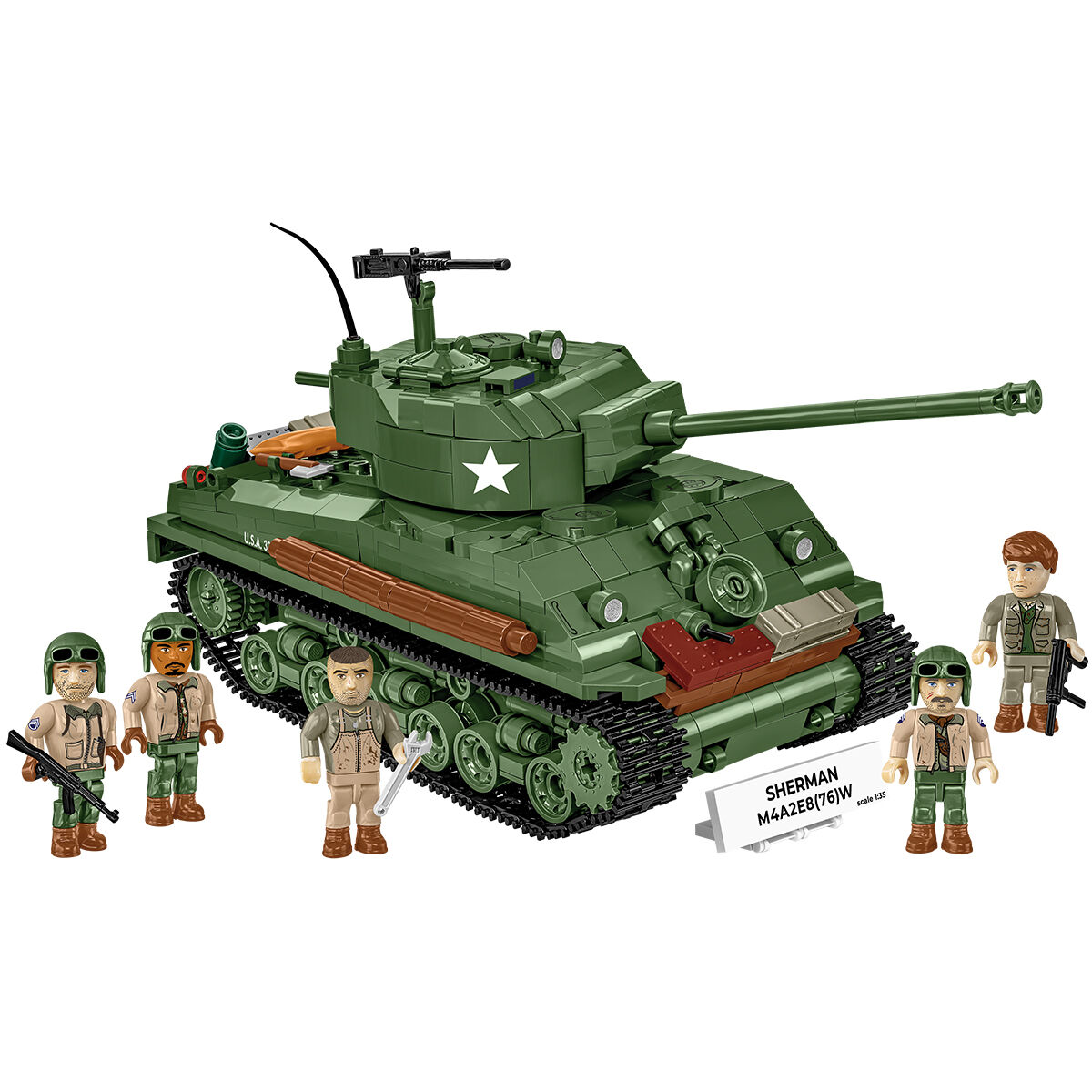 COBI 3118 - Sherman M4A2E8 (76) W - Bild 5 COBI 3118 - Sherman M4A2E8 (76) W - Bild 5