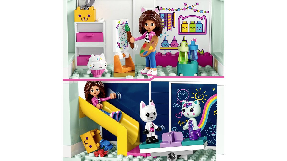LEGO® Gabby’s Dollhouse Gabbys Puppenhaus 10788 Spielbereich, Puppe, Spielzeug, Drinnen, Person