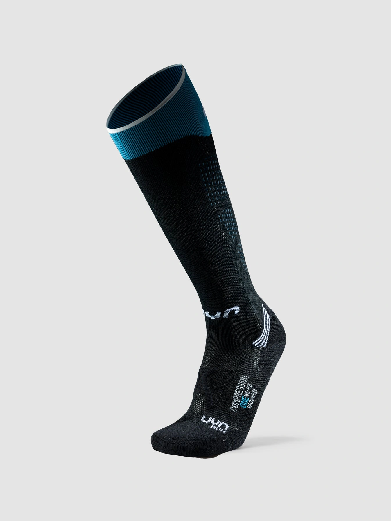 UYN Damen Kompressions-Laufsocken Compression One S100331B116 - Schwarz/Türkis UYN Damen Kompressions-Laufsocken Compression One S100331B116 - Schwarz/Türkis