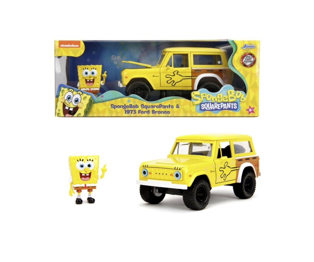 Jada Sponge Bob 1973 Ford Bronco 1:24