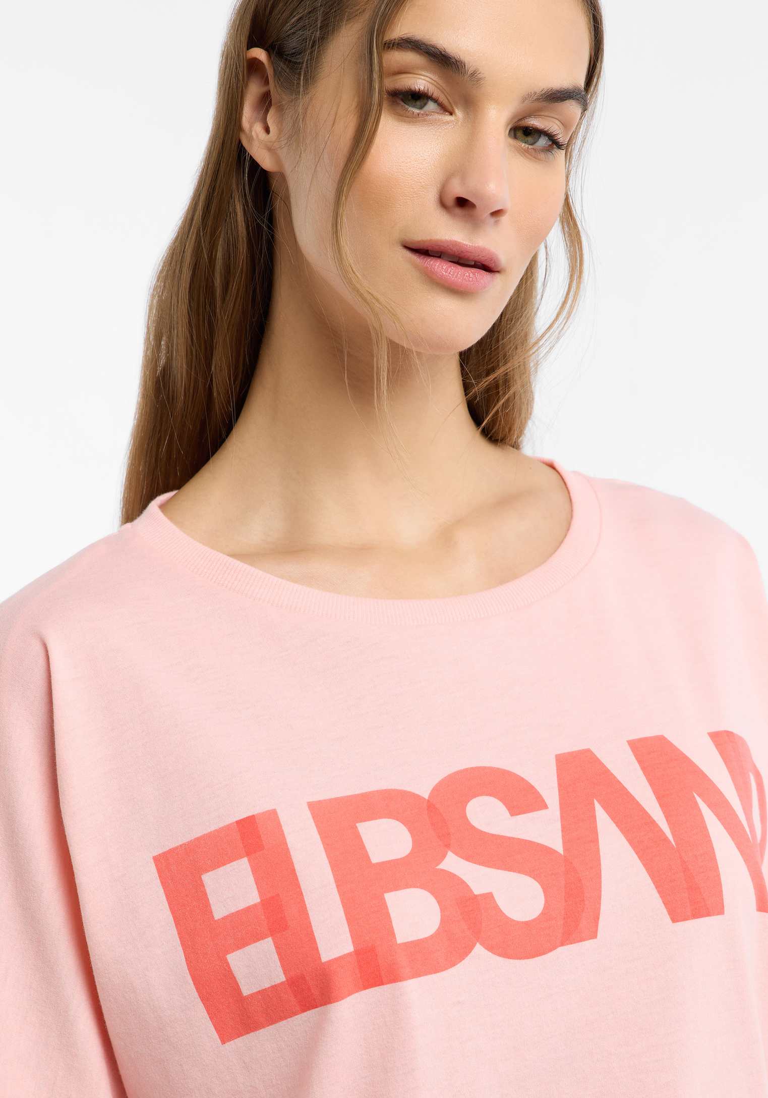 Elbsand Imani T-Shirt Oversize in Pink, Produktfoto 6.