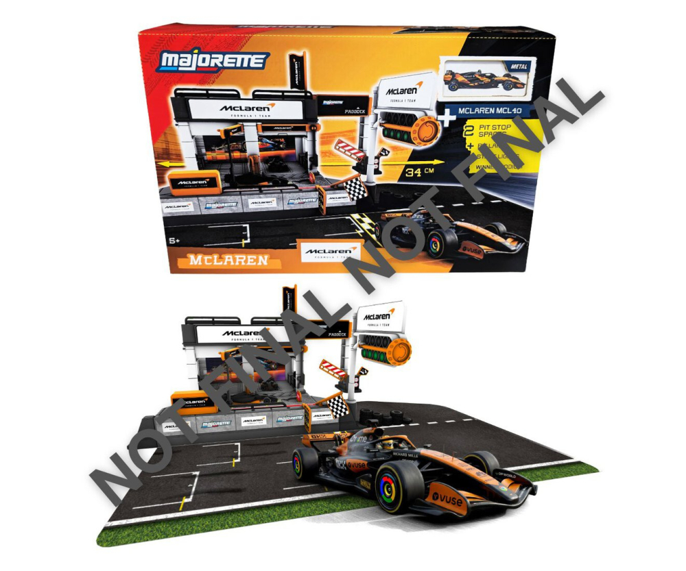 Majorette Motorsport McLaren Pit Stop + 1 Auto