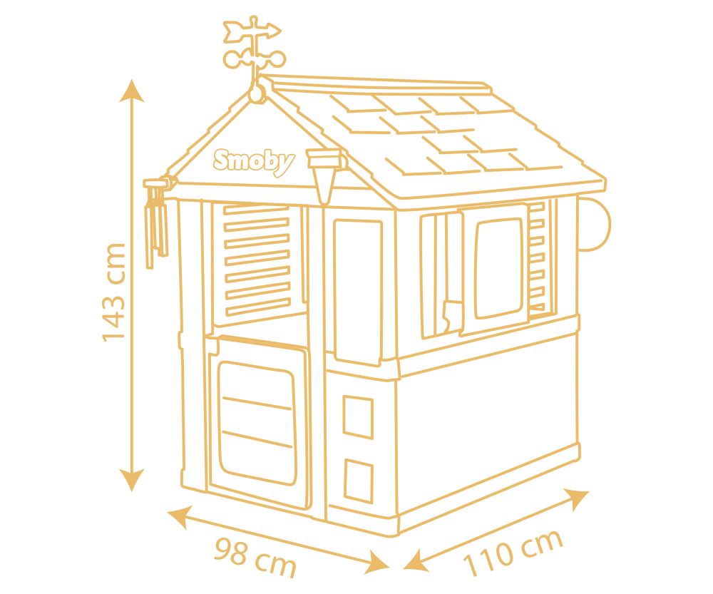 Smoby Smoby Life Spielhaus 4-Seasons