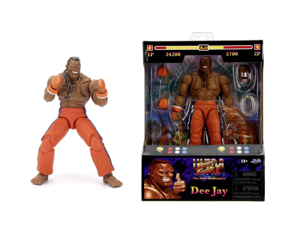 Jada Street Fighter II Dee Jay 6" Figure