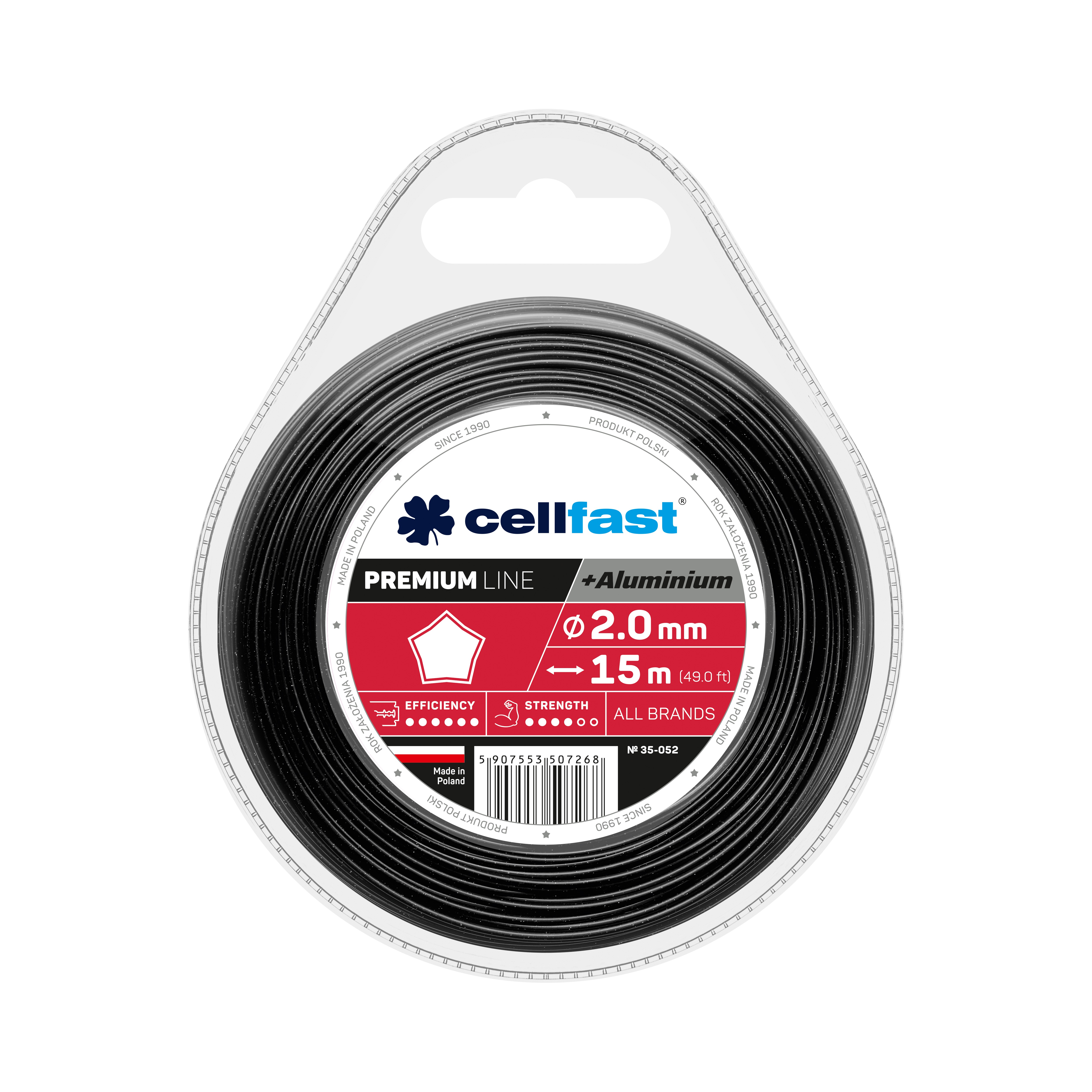 Cellfast PREMIUM Mähfäden 2,0 mm x 15 m Stern Cellfast PREMIUM Mähfäden 2,0 mm x 15 m Stern